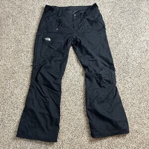 The North Face Women's Snow Pants Size XL Black Insulated Waterproof Winter